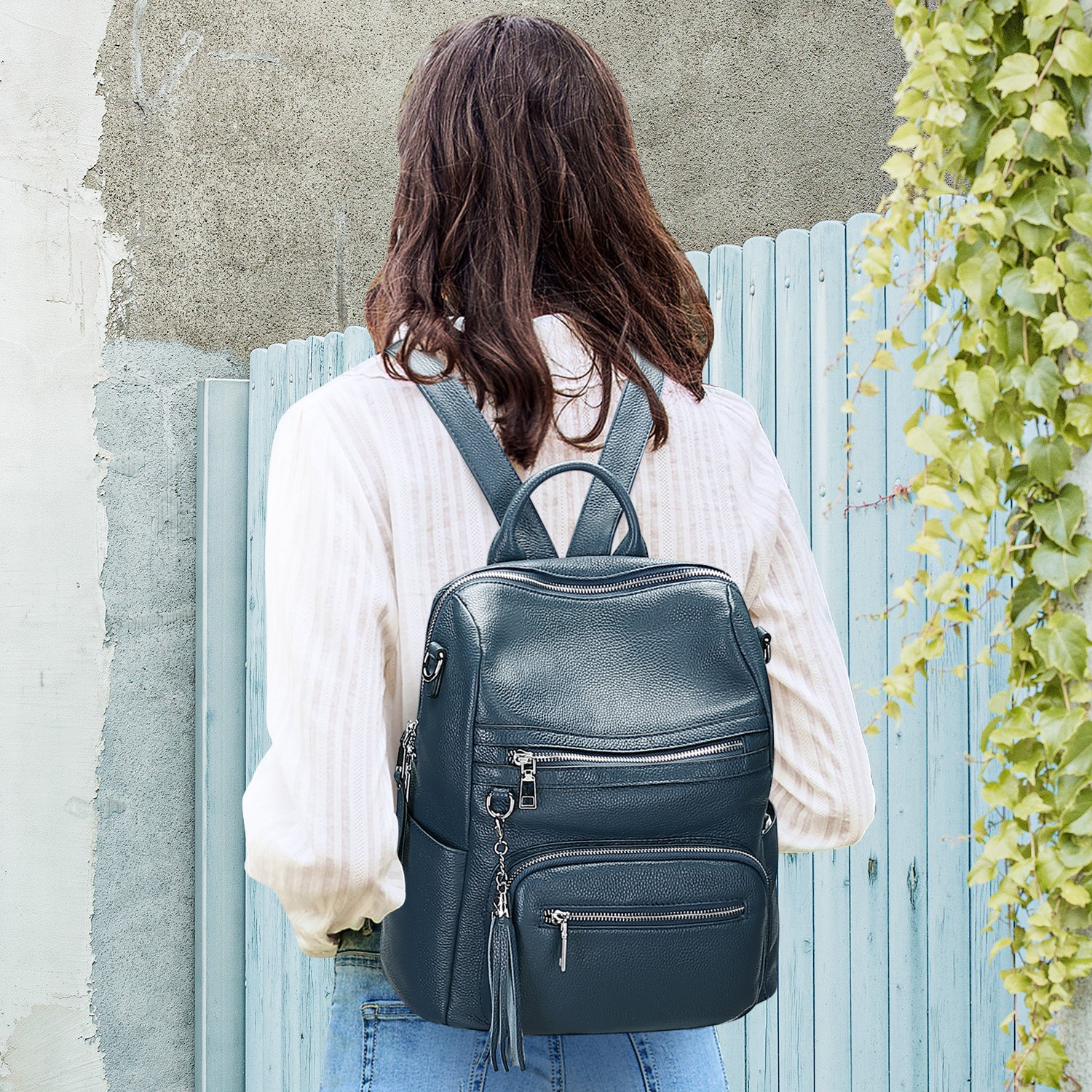 backpack fashion leather lightweight zency 15 Colors 100% Genuine Women Antitheft Rucksack Travel Bag For Ladies (Light Purple) : Clothing, Shoes & Jewelry Fashion Backpack Women's Faux Leather Mini Backpack