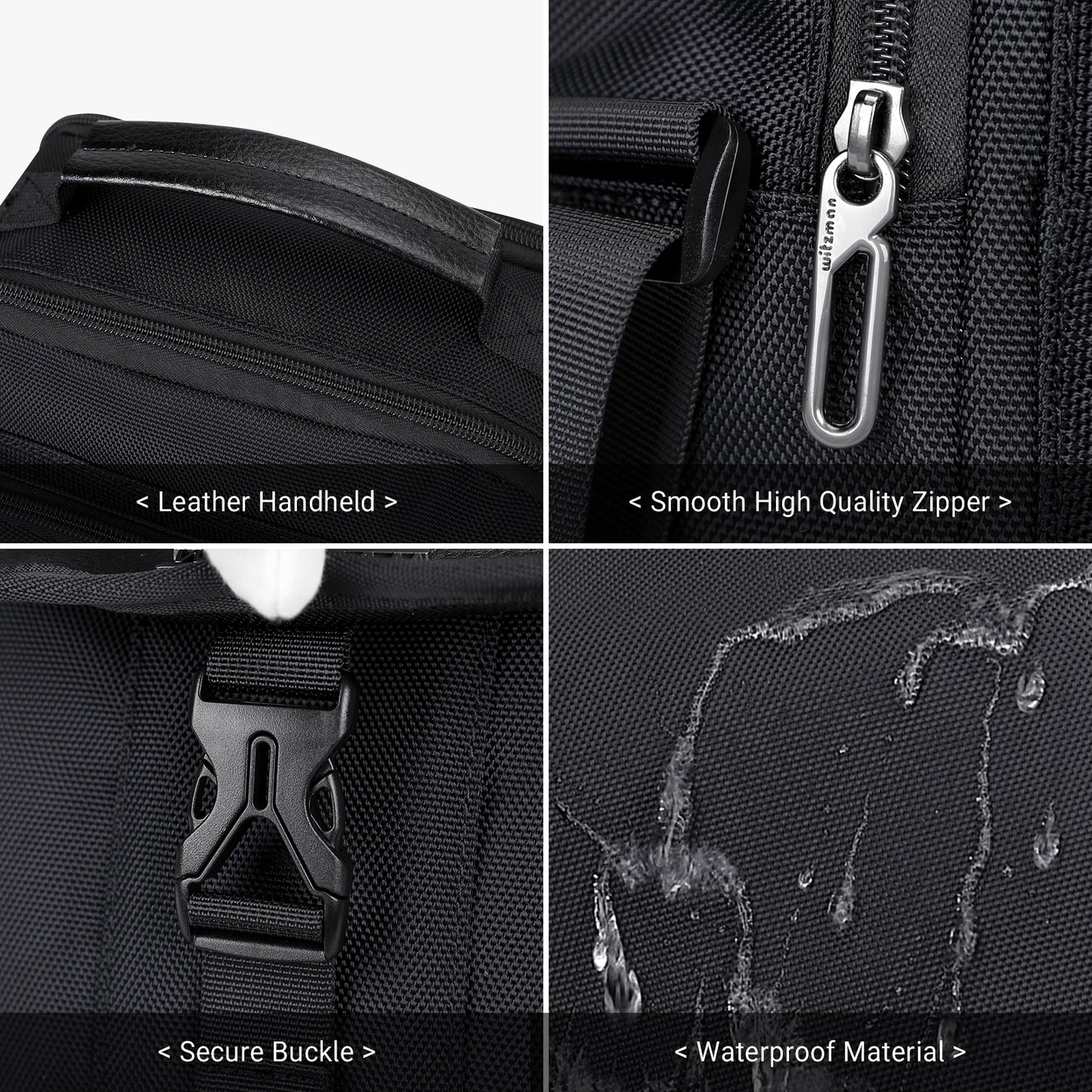 WITZMAN Crossbody Bags for Men Travel Shoulder Bag Lightweight Man Purse Small Casual Messenger Bag for Work Traveling (B699)