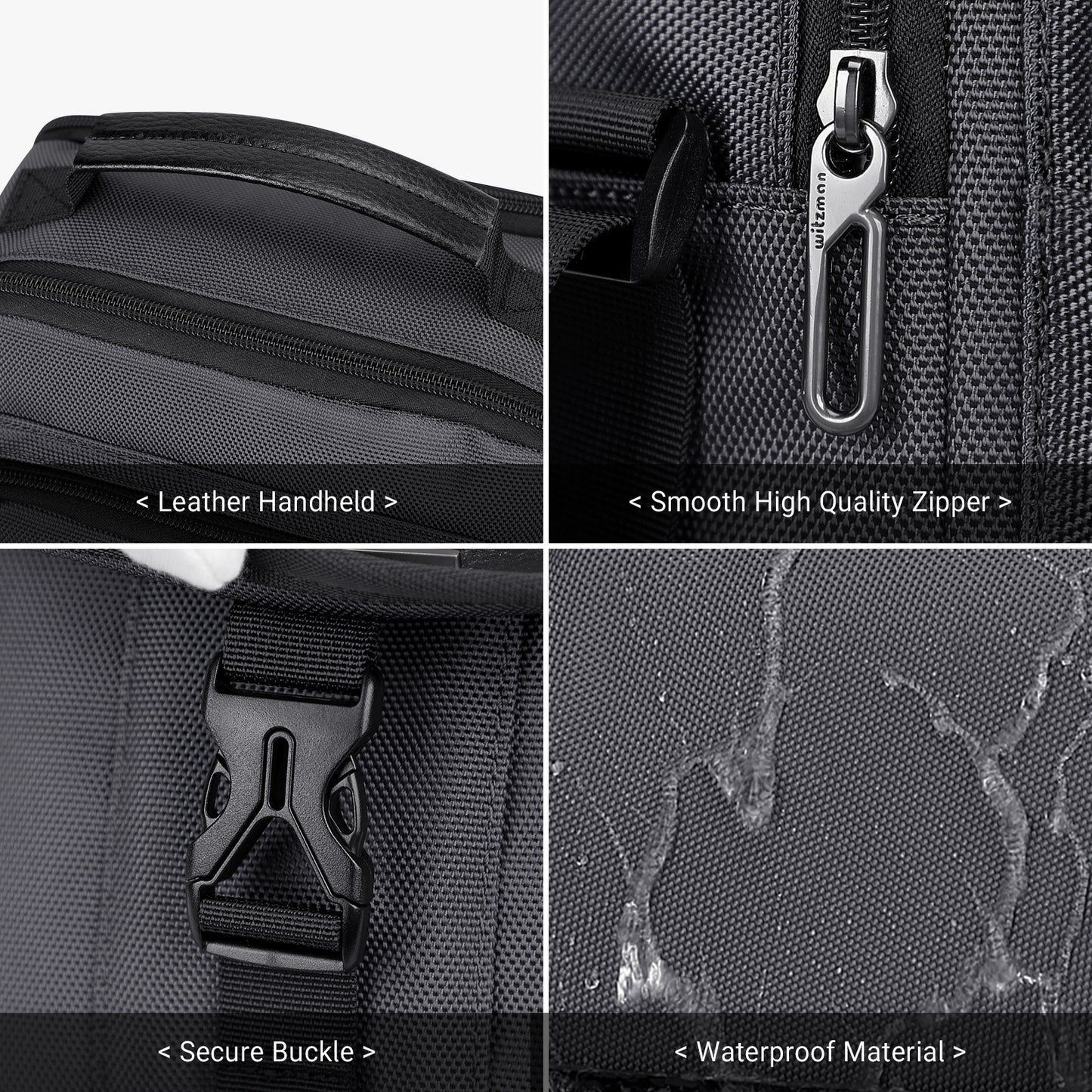 WITZMAN Crossbody Bags for Men Travel Shoulder Bag Lightweight Man Purse Small Casual Messenger Bag for Work Traveling (B699)