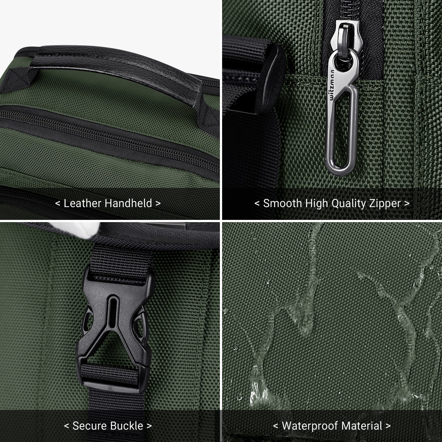 WITZMAN Crossbody Bags for Men Travel Shoulder Bag Lightweight Man Purse Small Casual Messenger Bag for Work Traveling (B699)