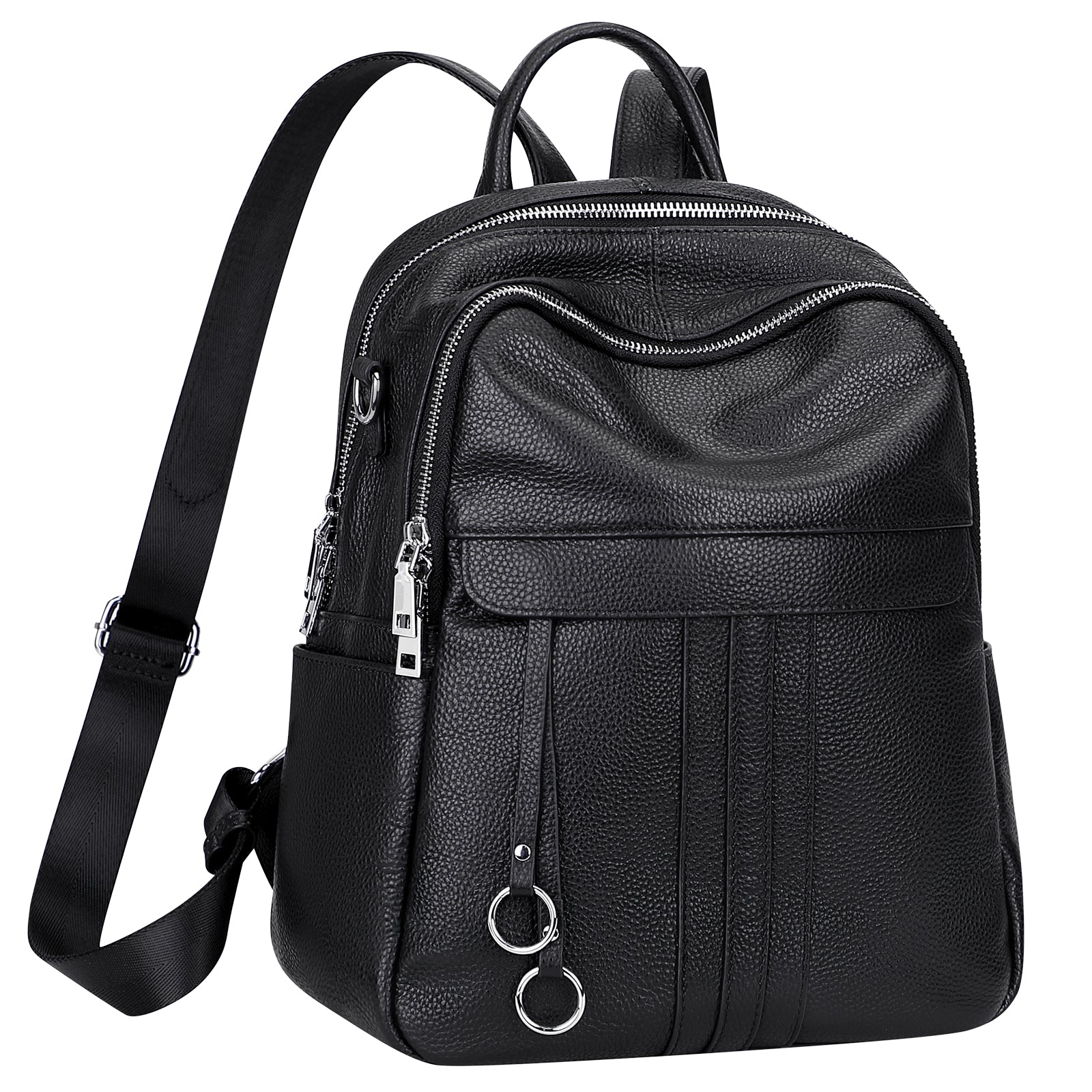 altosy leather backpack ALTOSY Genuine Leather Backpack Purse for Women Fashion Convertible Backpack Purse Ladies Shoulder Bag