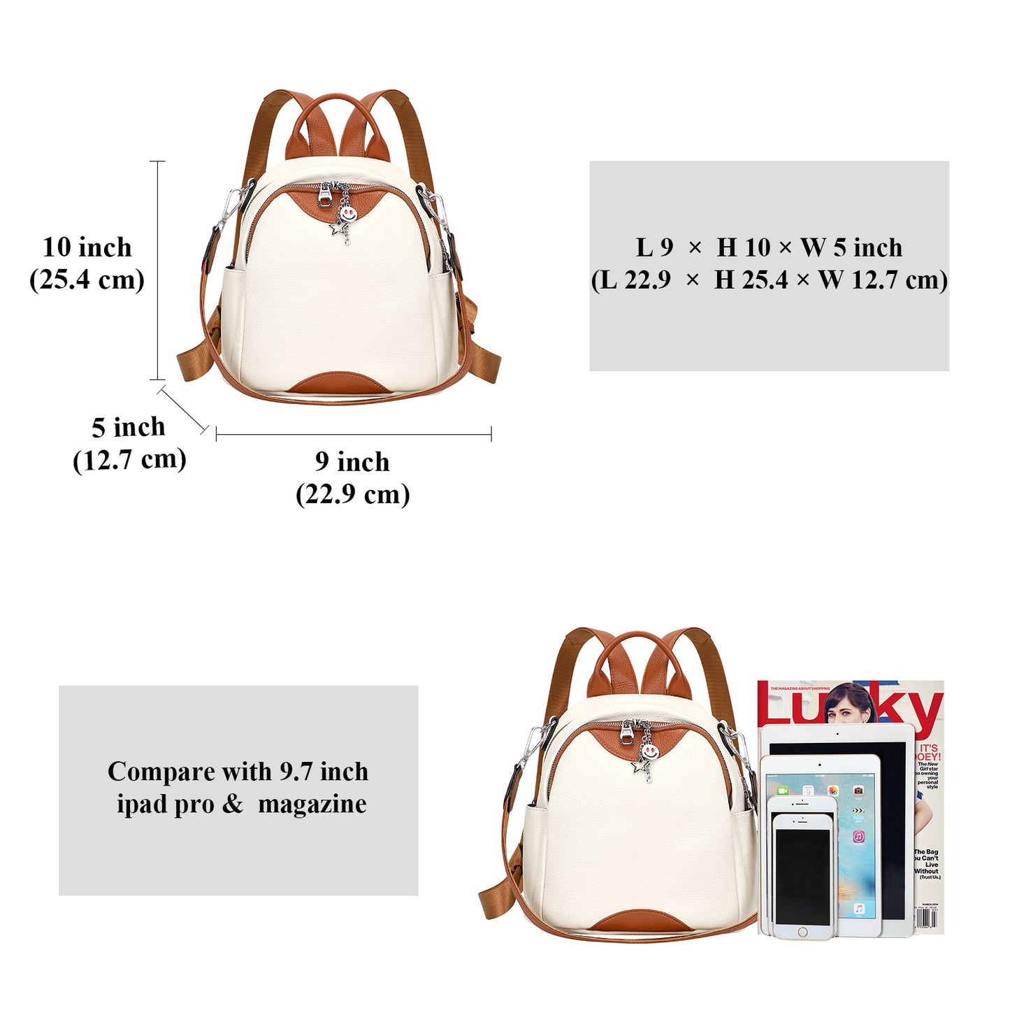 ALTOSY Small Backpack Women