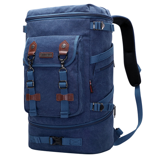 WITZMAN Canvas Travel Laptop Backpack