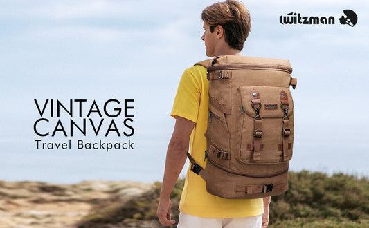 Witzman Travel Laptop Backpack 3 Carrying Ways