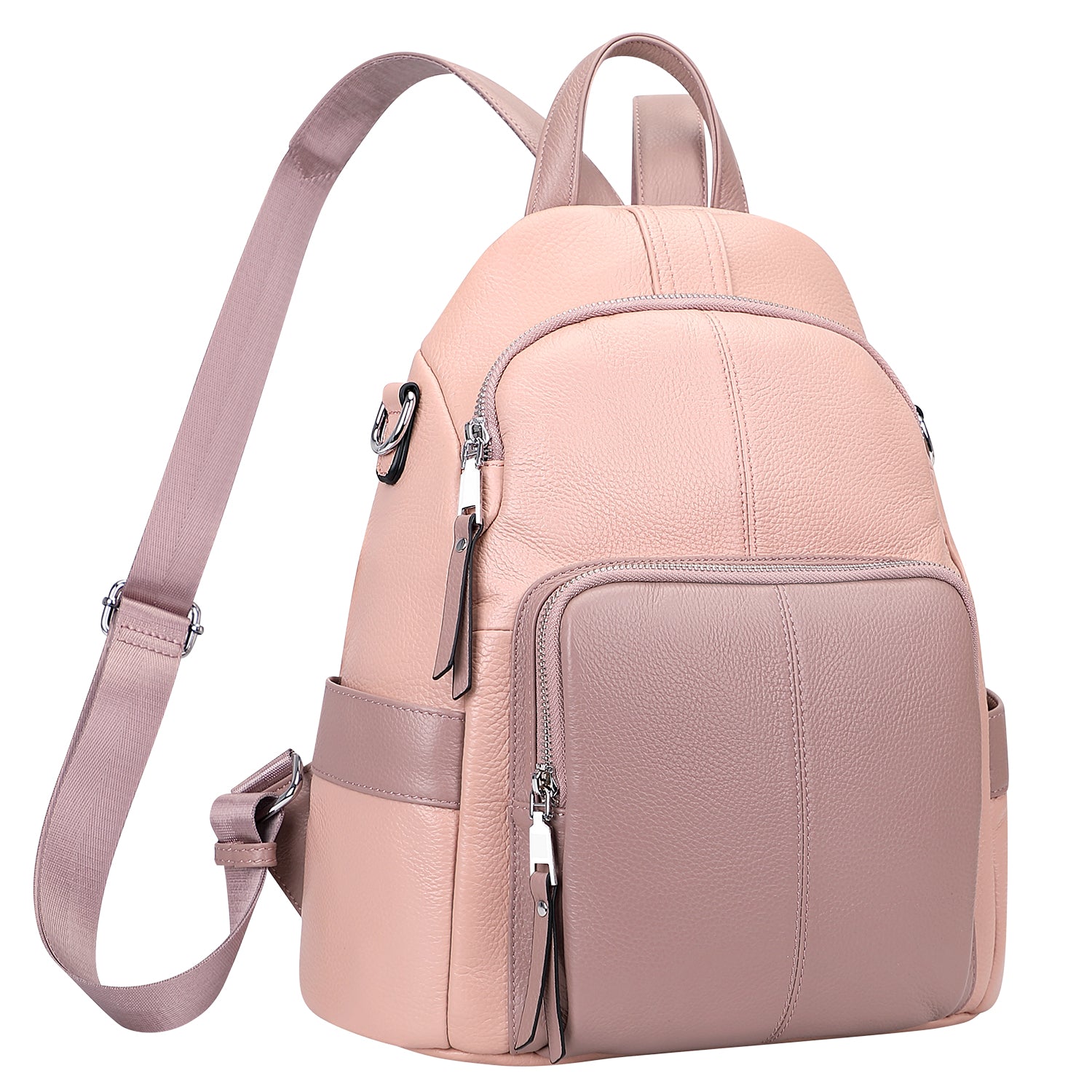 ALTOSY Soft Leather Backpack Purse For Women Anti-theft Backpacks Versatile Shoulder Bag Medium