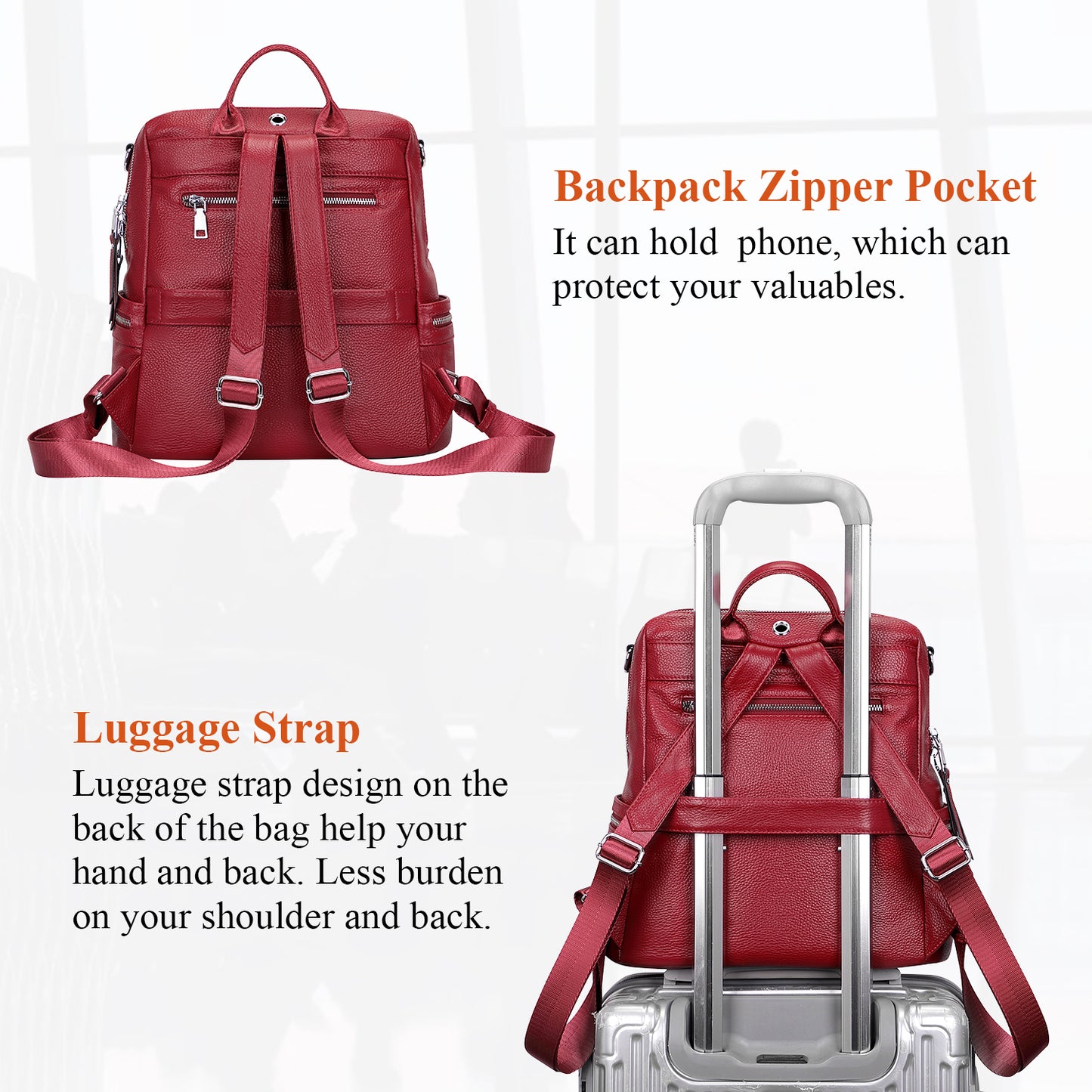 ALTOSY Convertible Backpack Purse