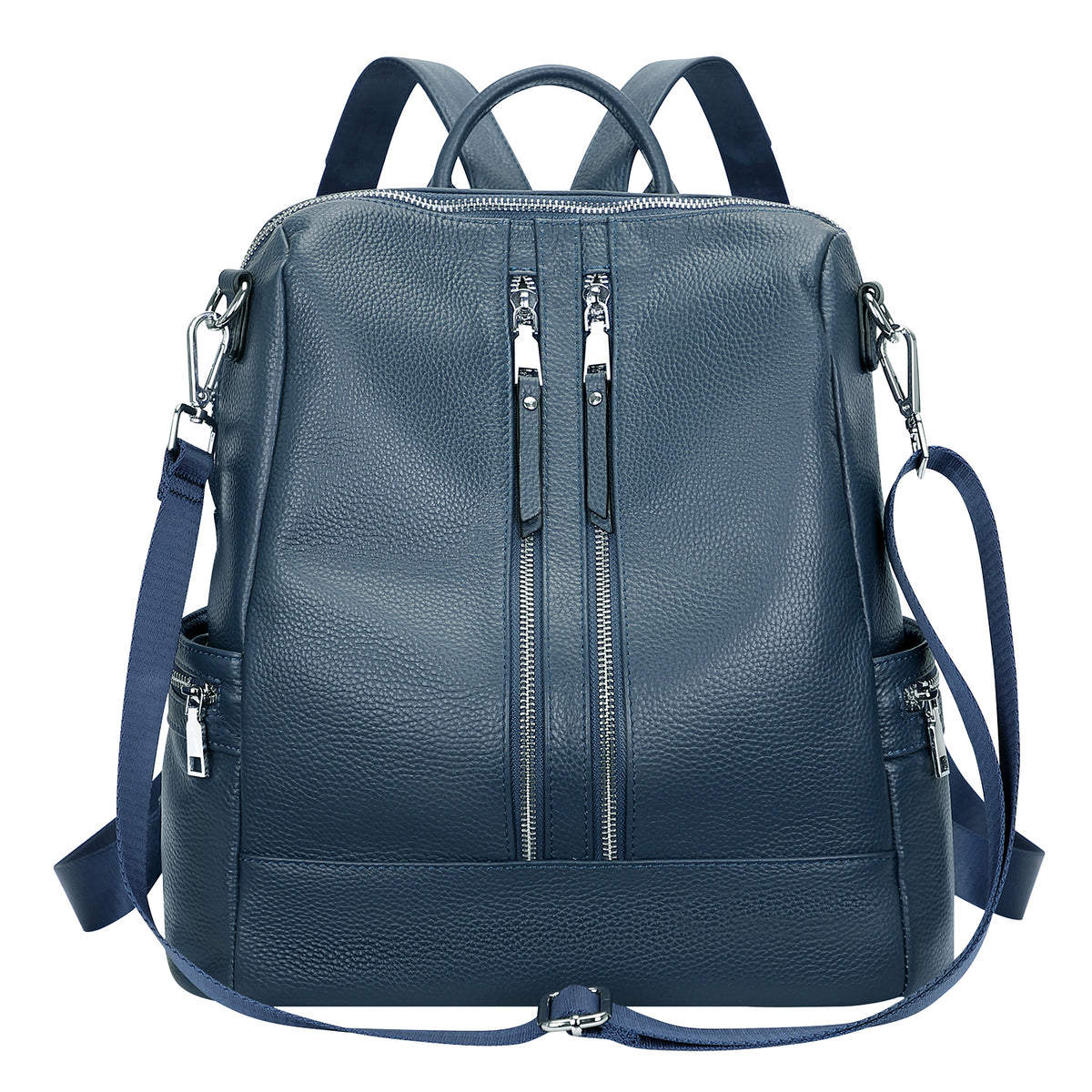 Genuine Leather Convertible Backpack Purse Elegant Casual Daypack Crossbody Backpack Purse for Women | Convertible Shoulder Bag, Casual  main image 2