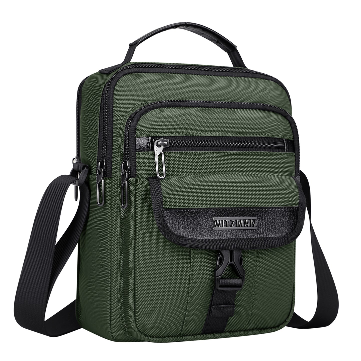 WITZMAN Crossbody Bags for Men Travel Shoulder Bag Lightweight Man Purse Small Casual Messenger Bag for Work Traveling (B699)