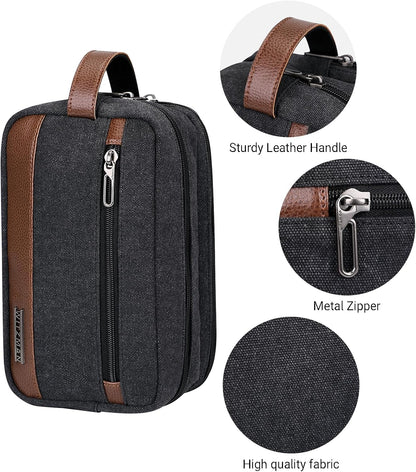 WITZMAN Canvas Toiletry Bag