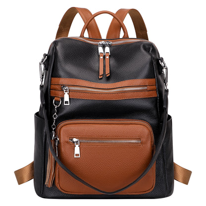 ALTOSY  Large Soft Leather Backpack