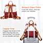 ALTOSY Leather Backpack Purse Women