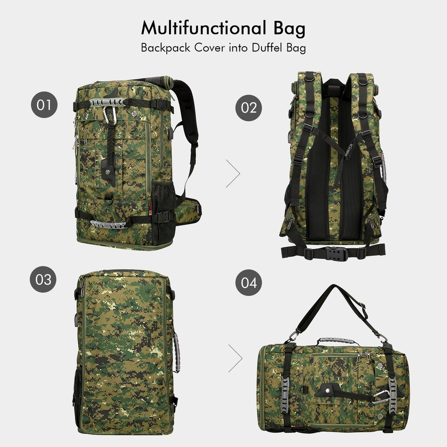 WITZMANCamo Backpack for Men