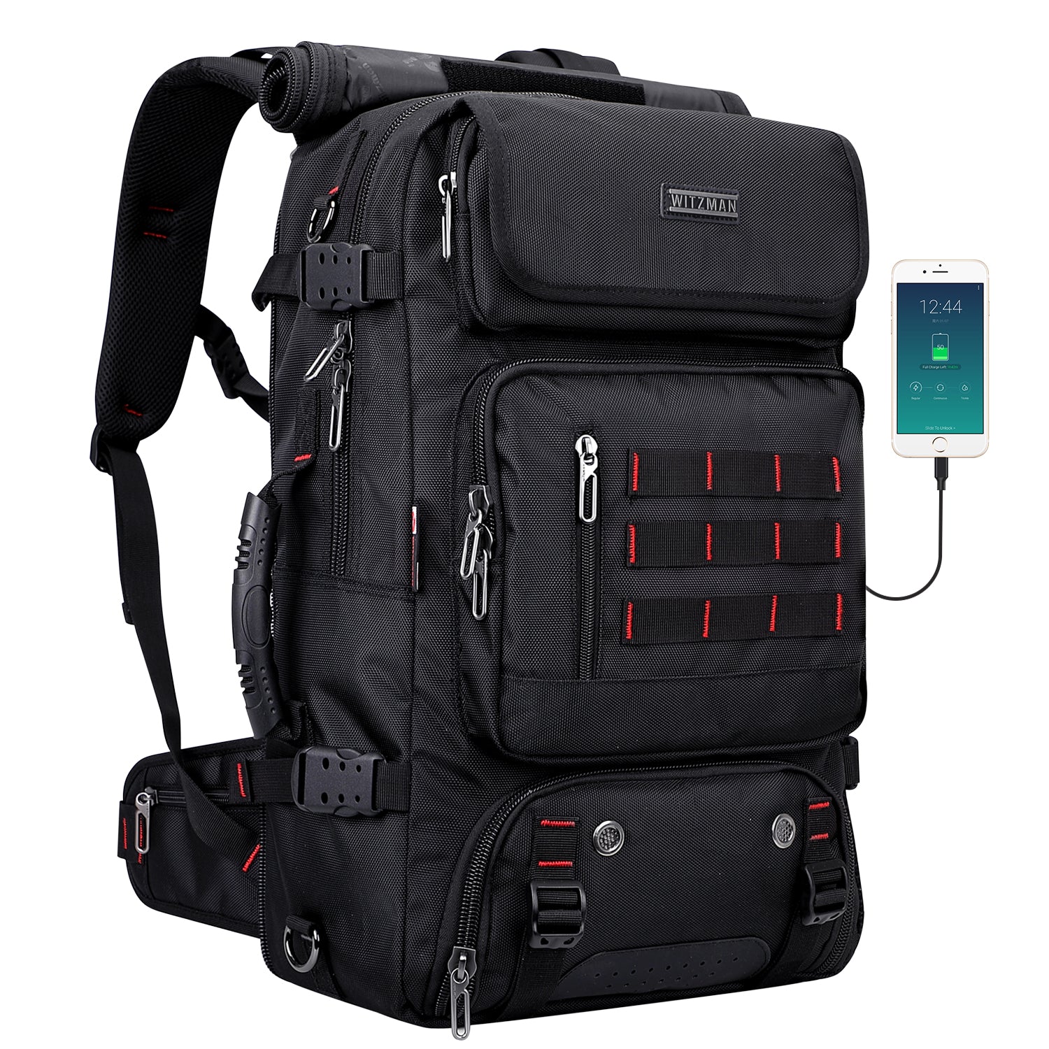 WITZMAN Carry on Travel Backpack for Men Women Airline Approved Convertible Nylon Duffle Backpack Luggage Bag ALTOSY WITZMAN Carry on Travel Backpack for Men Women Airline Approved Convertible Nylon Duffle Backpack Luggage Bag ALTOSY