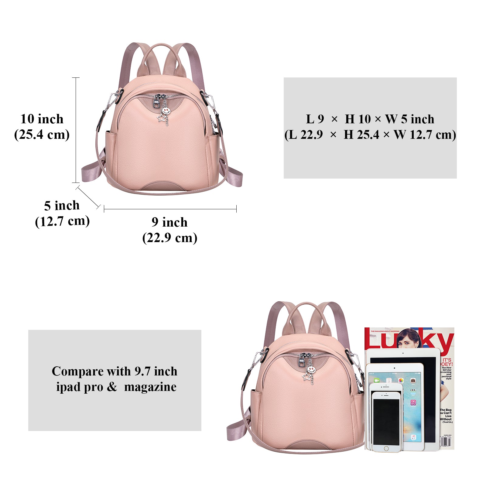 girls ipad mini backpack purse Mini Backpack PurseSoft Genuine Leather Backpack for Women Small Convertible Backpack Purse Shoulder Bag for Ladies – ALTOSY