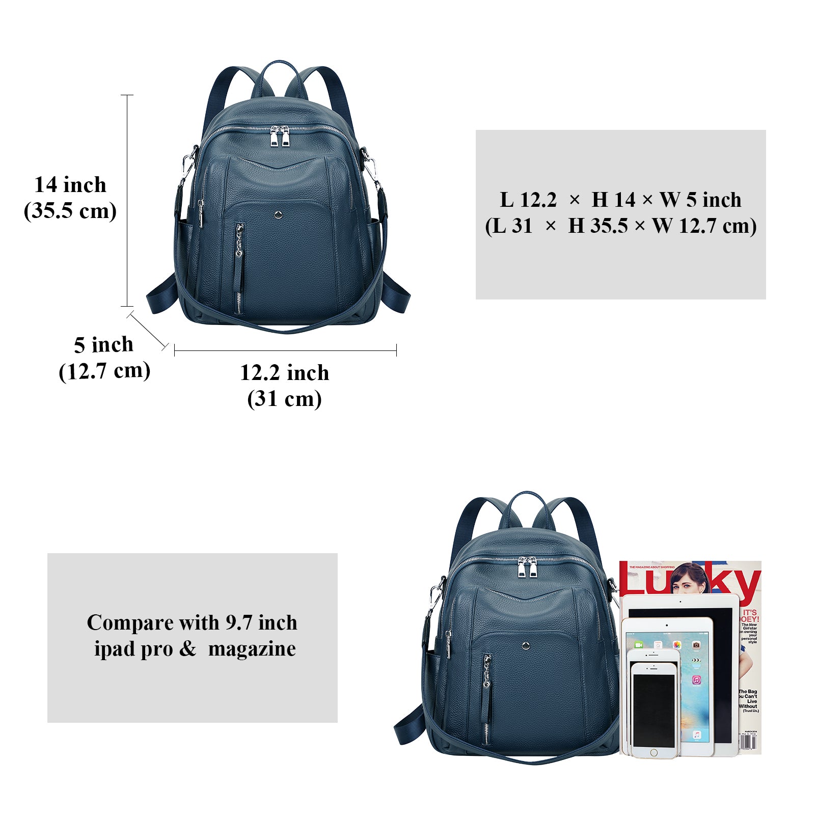 tumi arrive kingsford backpack ALTOSY Fashion Genuine Leather Backpack Purse for Women Shoulder Bag Casual Daypack Medium