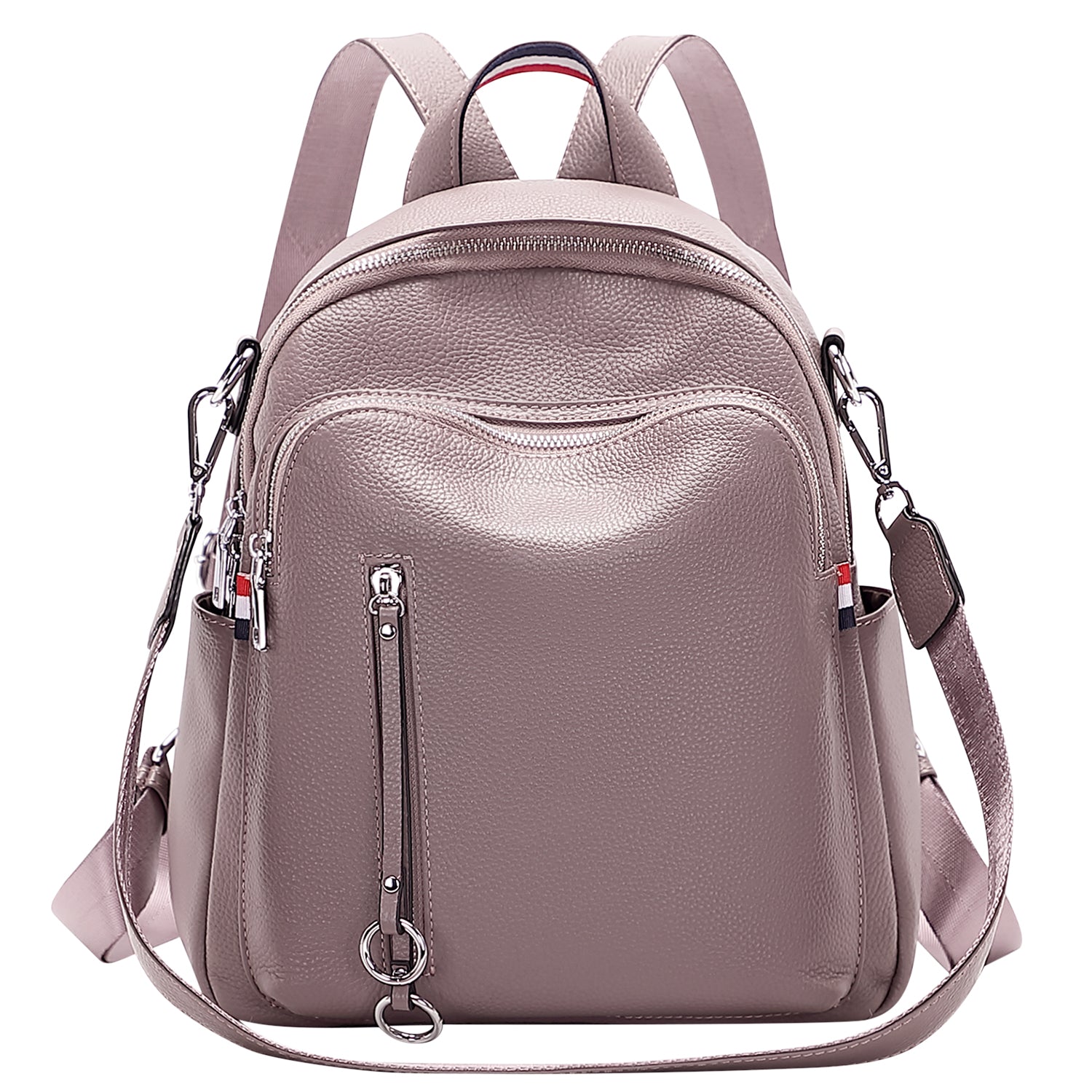 Amazon.com: Wesccimo Genuine Leather Backpack Purse For Women Beige Real  Soft Leather Large Rucksack Convertible Shoulder Bag Beige : Clothing,  Shoes & Jewelry