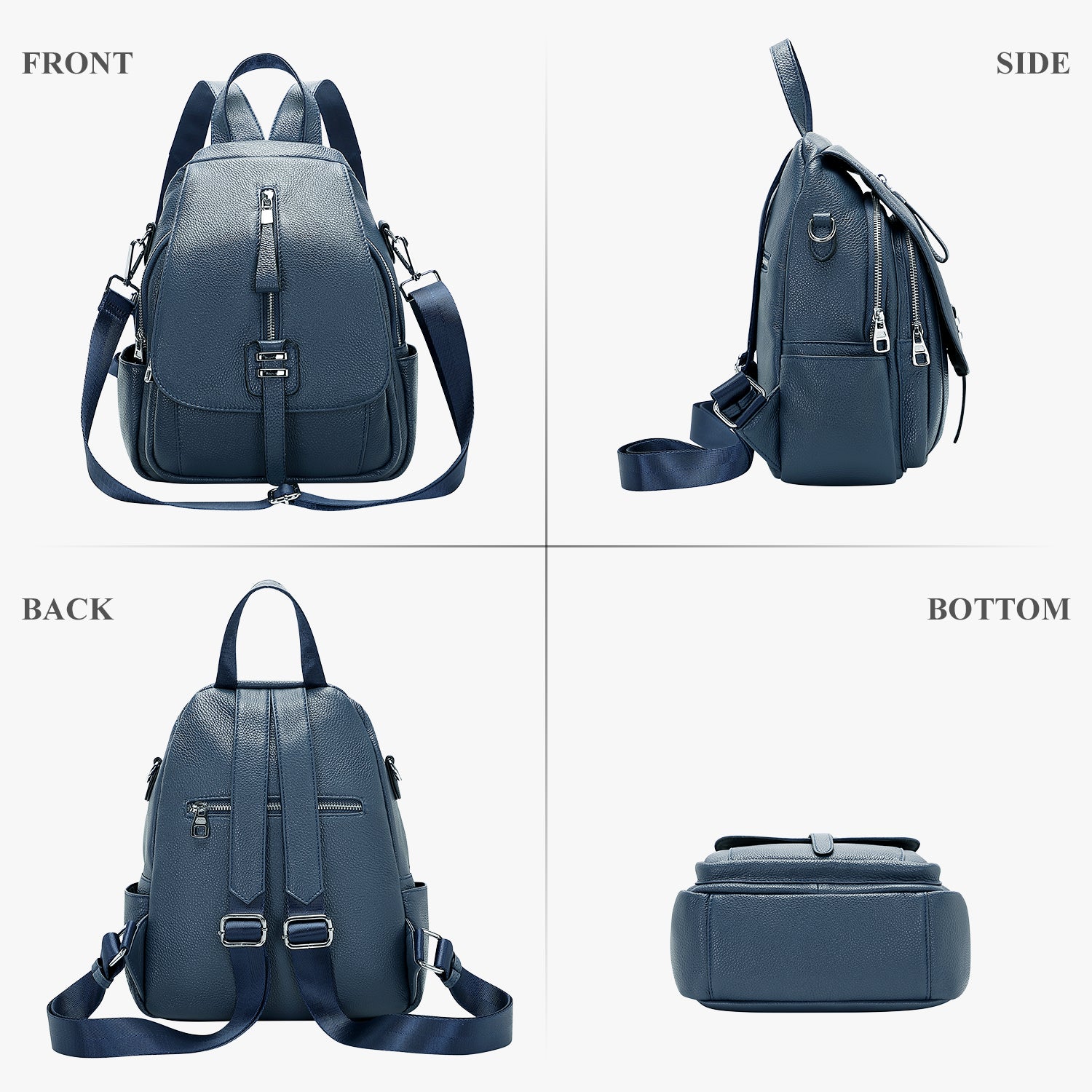 backpack purse leather grey VERA its a lovely small and lightweight backpack purse perfect for girls. Stella Purse Backpack Tote Convertible