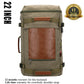WITZMAN Large Canvas Travel Backpack