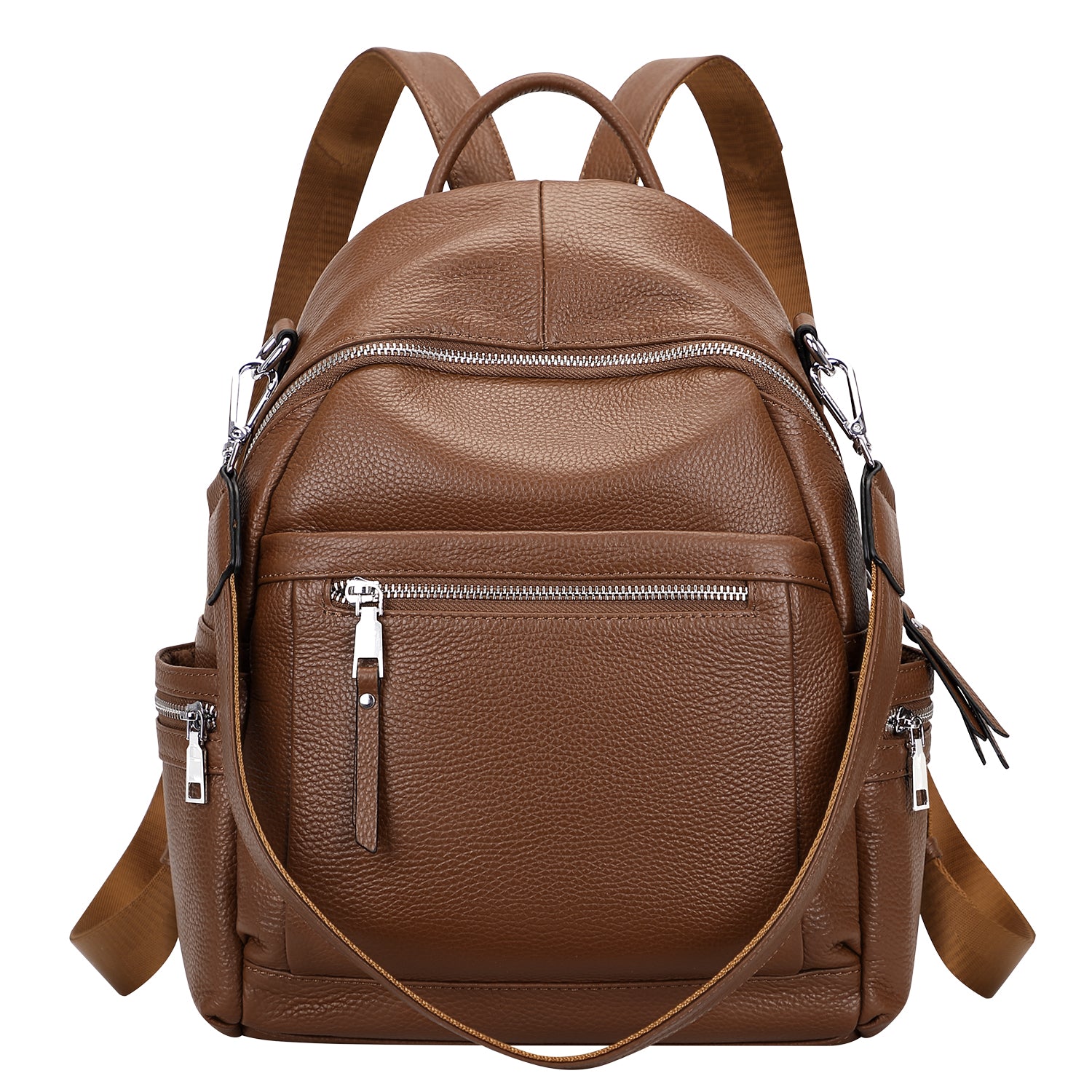 Amazon.com: Women Vintage Genuine Leather Backpack Purse Fashion Rucksack  Practical and Stylish Retro Daypack Bag (Coffee) One_Size : Clothing, Shoes  & Jewelry